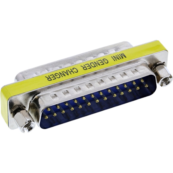 Adapter/Mini Gender Changer Seriell,  25pol Stecker auf 25 Pol Stecker